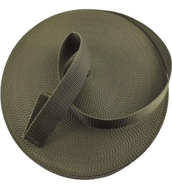 Polypropylénový popruh 20 mm khaki (balení 50 m)