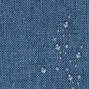 Nepremokavá látka imitujúca ľan 06, farba tmavo- modrá, metráž 160 cm