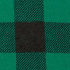 Bavlněná flanelová látka vzor kostka zelená 4x4 cm 