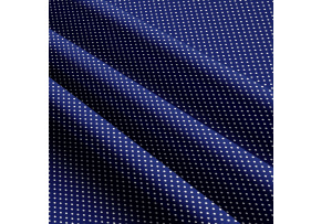 Bavlnená látka, vzor 2 mm malá bodka 143, farba modrá, metráž 150 cm Bavlnená látka, vzor 2 mm malá bodka 143, farba modrá, metráž 150 cm