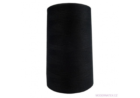 Nitě VIGA 120 do overloků 5000m barva černá 1627