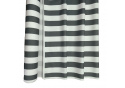Tkanina zewnętrzna na leżaki i hamaki ogrodowe, kolor biało-grafitowy, 5 cm