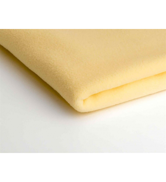Microfleece farba vanilková 47