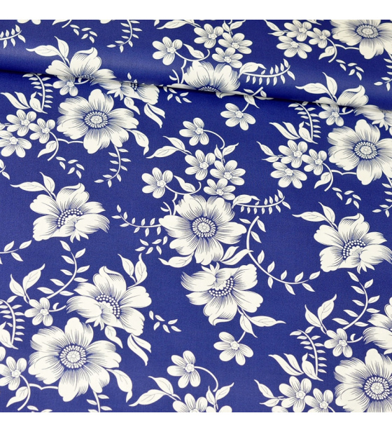 Dekorační dětská bavlněná látka vzor Rikardo na granátovém