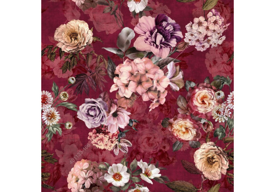 Velúrová poťahová látka s potlačou vzor 401133-106