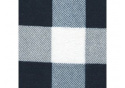 Bavlněná flanelová látka vzor kostka černá  4x4 cm 