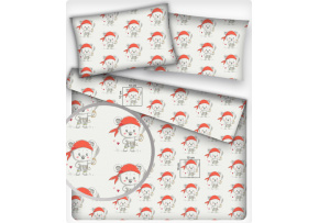 Bavlnená látka, detský vzor medveď bojovník, metráž 160 cm Bavlnená látka, detský vzor medveď bojovník, metráž 160 cm