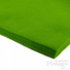 Dekoračný filc 3 mm, farba zelená, metráž 150 cm    