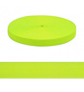 Lemovací prúžok polyestrový 20 mm farba neónová žltá