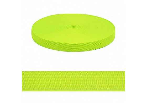 Lemovací proužek  PES 20 mm  barva neo žlutá