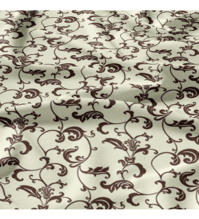 Bavlnená látka 023, orientálny vzor, farba béžová, metráž 160 cm