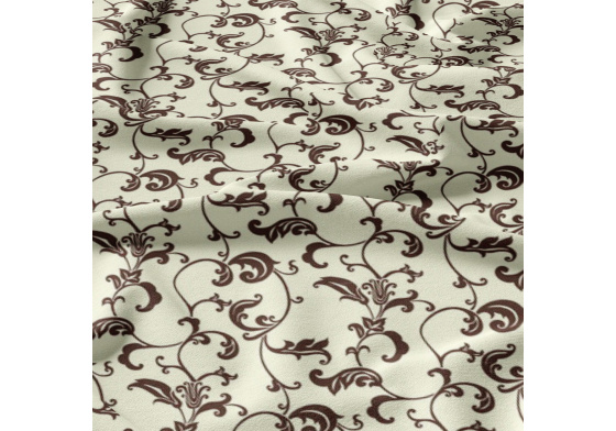 Bavlnená látka 023, orientálny vzor, farba béžová, metráž 160 cm