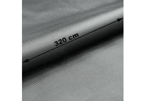 Nepremokavá látka Oxford Teflon, šírka 320 cm, Šedá