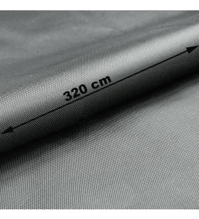 Nepremokavá látka Oxford Teflon, šírka 320 cm, Šedá