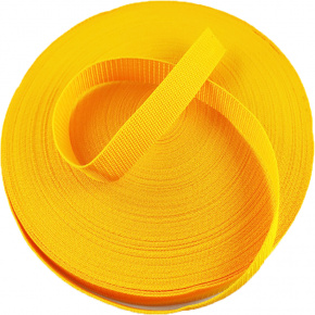 Polypropylénový popruh 25 mm žltý (balenie 50 m)