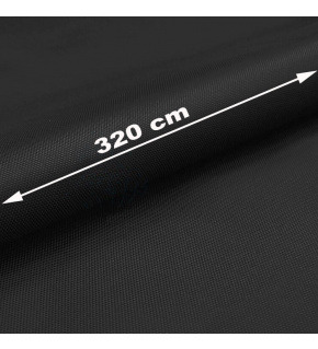 Nepremokavá látka Oxford Teflon, šírka 320 cm, Čierna