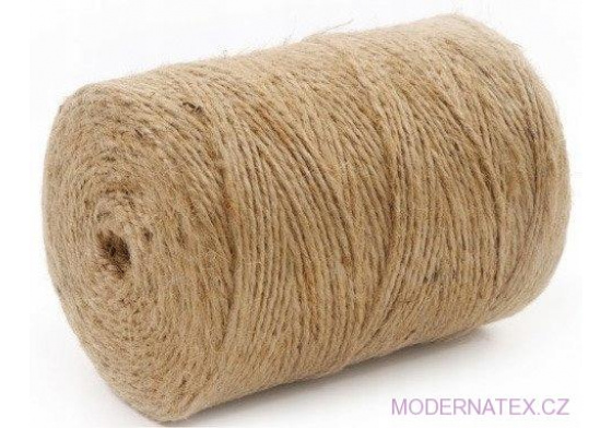 Lněný stáčený provázek 150x3 SN, 250gr, navín 553m