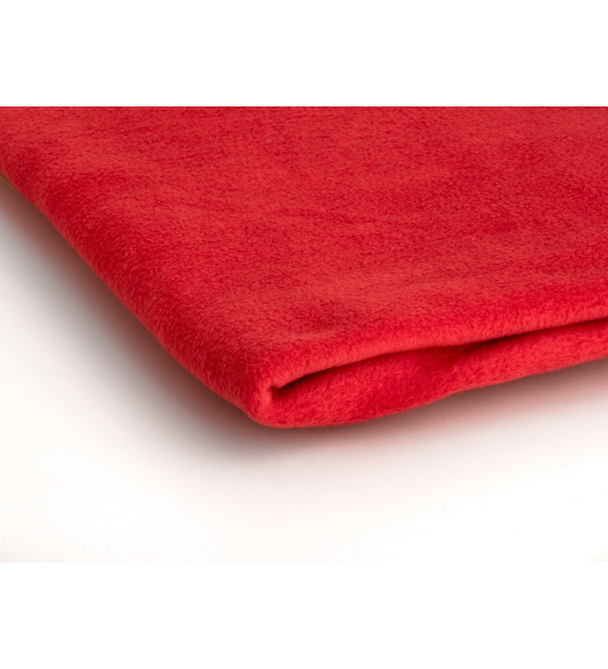 Microfleece farba červená 29