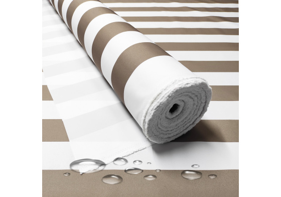 Vodu odpuzující látka barva PROUŽKY CAPPUCCINO