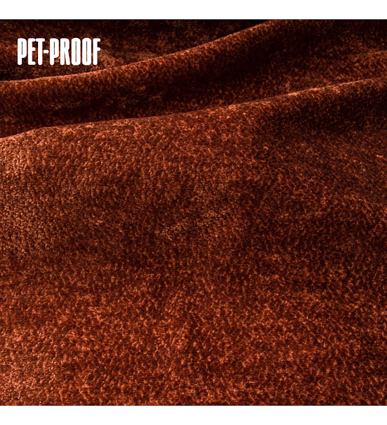 Velúrová poťahová látka Aphrodite Deep Terra na nábytok, metráž – Pet Proof