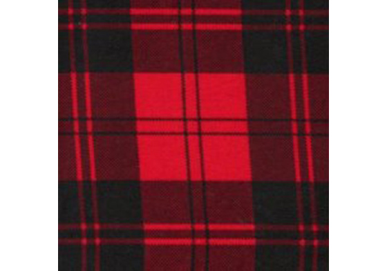 Bavlněná flanelová látka vzor kostka červená 8x8 cm 