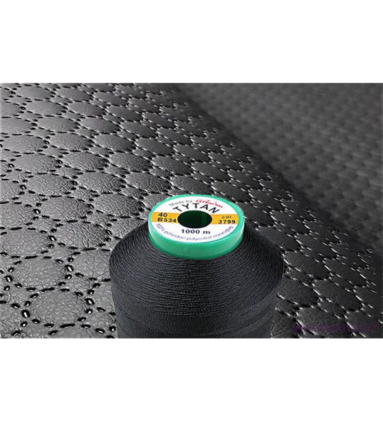 Šicí nitě TYTAN černé  40 1000 m barva 2799 