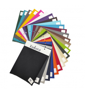 Vzorkovník vodeodolných látok Kodura 600x300, jednofarebná