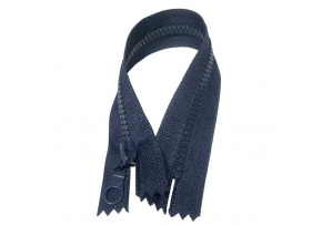 Zips granátový kosticový Nedeliteľný 5 mm, dĺžka 25 cm