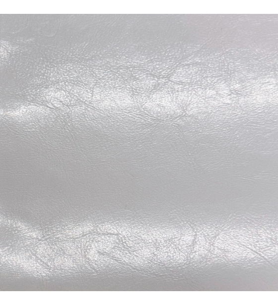 Le cuir écologique GLACE couleur Blanche