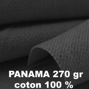PANAMA  bavlnená látka 270 gr/m2, farba Grafitová