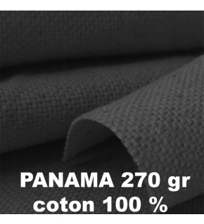 PANAMA  bavlnená látka 270 gr/m2, farba Grafitová