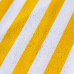 Nepremokavá látka, farba žlté prúžky, metráž 160 cm      