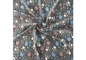 Minky baránok labky na šedom Minky baránok labky na šedom