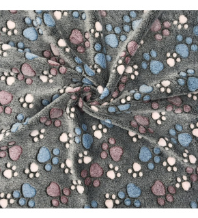 Minky baránok labky na šedom