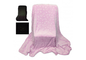 Deka svietiaca obloha, farba ružová 150 x 200 cm