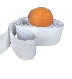 Pásik na suchý zips s lepidlom, farba Biela 50 cm, šírka 20 mm