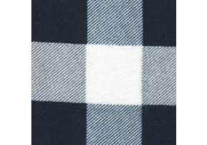 Bavlnená flanelová látka vzor kocka čierna 4x4 cm Bavlnená flanelová látka vzor kocka čierna 4x4 cm