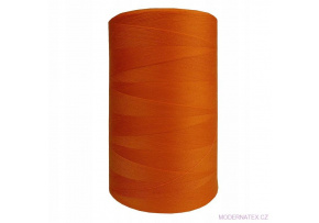 Niť VIGA 120 do overlocku, 5000 m farba pomarančová 424