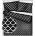 Bavlnená látka vzor marokko, farba čierna 279, metráž 160 cm