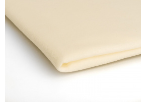 Microfleece farba ecru 02 