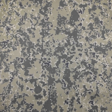 Vodotěsné látky kordura 600x300 military 999, pixel šedá