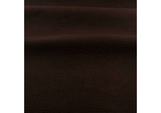 Eco-leather Largo Chocolate, upholstery fabric on a backing, coarse, by the meter