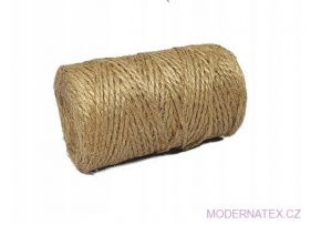 Ľanový stáčaný povrázok 150x7 SN, 100gr, návin 93 m