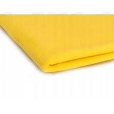 Látka Micro fleece barva žlutá 25