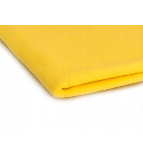 Microfleece farba žltá 25