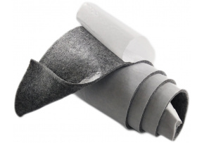 Samolepiaci technický filc 2 cm x 100 cm, farba šedá, 700 gramov