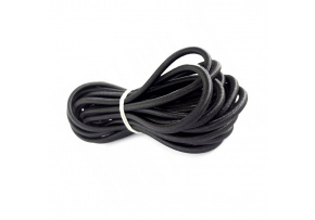 Guľatá guma 5 mm, farba čierna, metráž od 1 m Guľatá guma 5 mm, farba čierna, metráž od 1 m