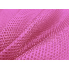 3D Sieťovina pletená, farba ružová, D515