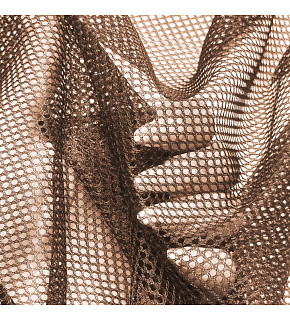 Polyesterová elastická sieťovina 2x2 mm, farba hnedá, DZ-008-134