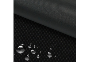 Nepremokavá látka Kodura 01, farba čierna, metráž 150 cm